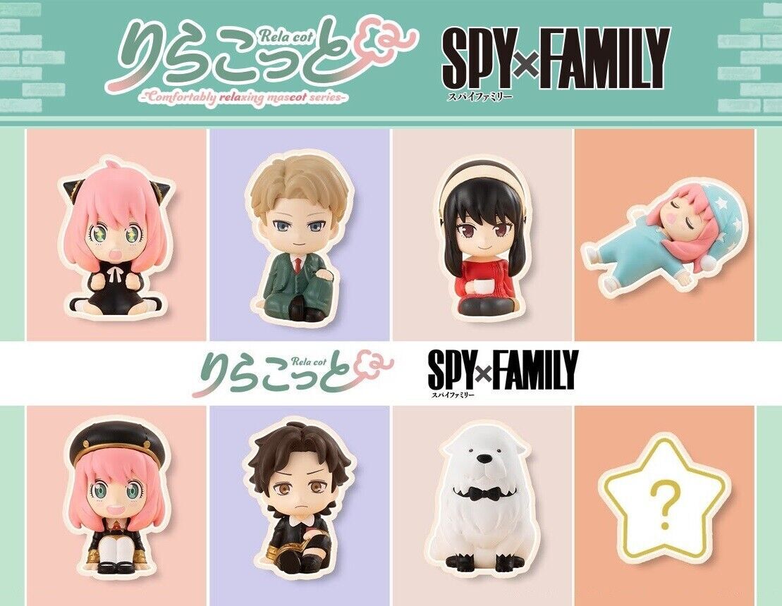 Bandai Rela Cot Spy x Family Mini Figure Mascot Doll Anya Loid Yor