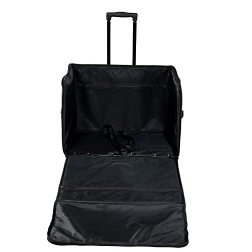 Extra Large Sewing Machine Trolley Bag on Wheels in a Durable Black