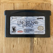 A Series Of Unfortunate Events (Nintendo Game Boy Advance, 2001) GBA Gameboy
