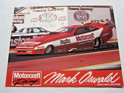 NHRA 1989 Mark Oswald Motorcraft Ford Probe Funny Car Drag Racing