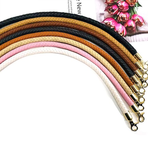 40/60cm Replacement Strap Handbag Purse Tote Bag Braided Leather Handle Strap ↖ - Picture 4 of 17