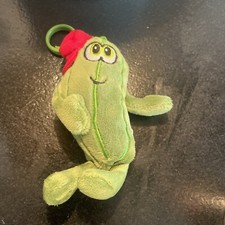 New Whiffer Sniffer Pickle Scratch And Sniff Scented Plush Clip Keychain