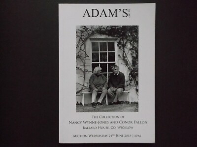 NANCY WYNNE-JONES AND CONOR FALLON COLLECTION IRISH ART ADAM'S  SALE CATALOGUE  