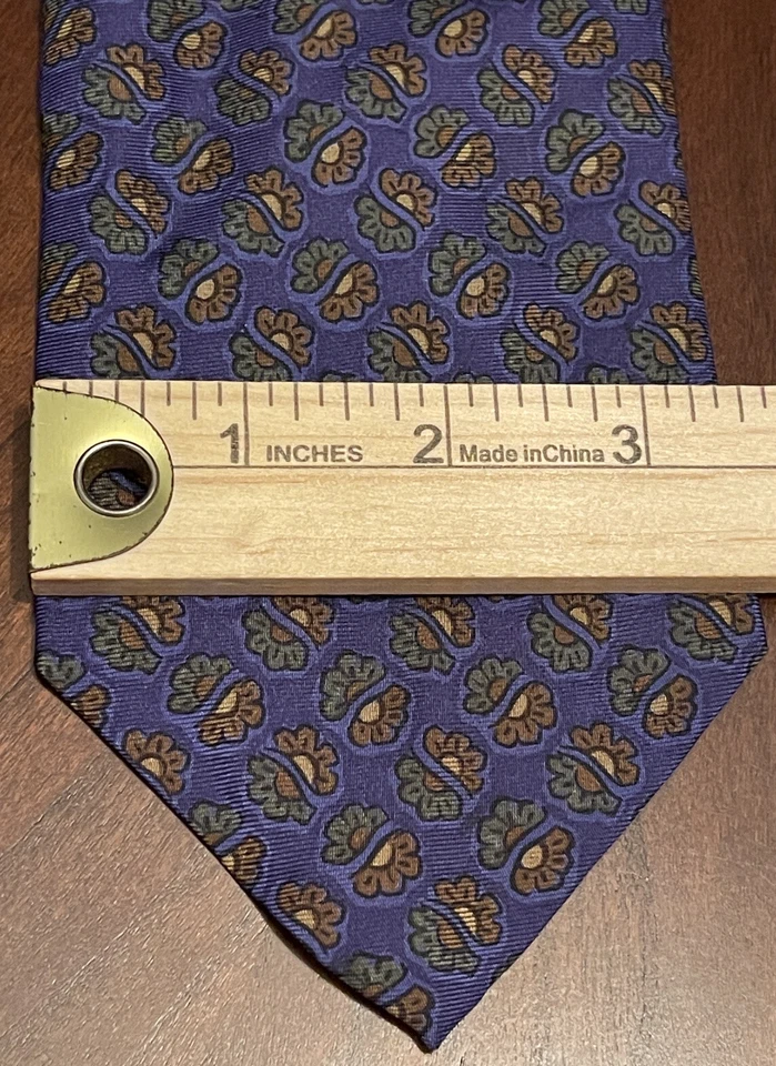 J. Corbata de cuello Crew hecha a mano 100 % seda para hombre hecha en Estados Unidos Foto 4 de 4