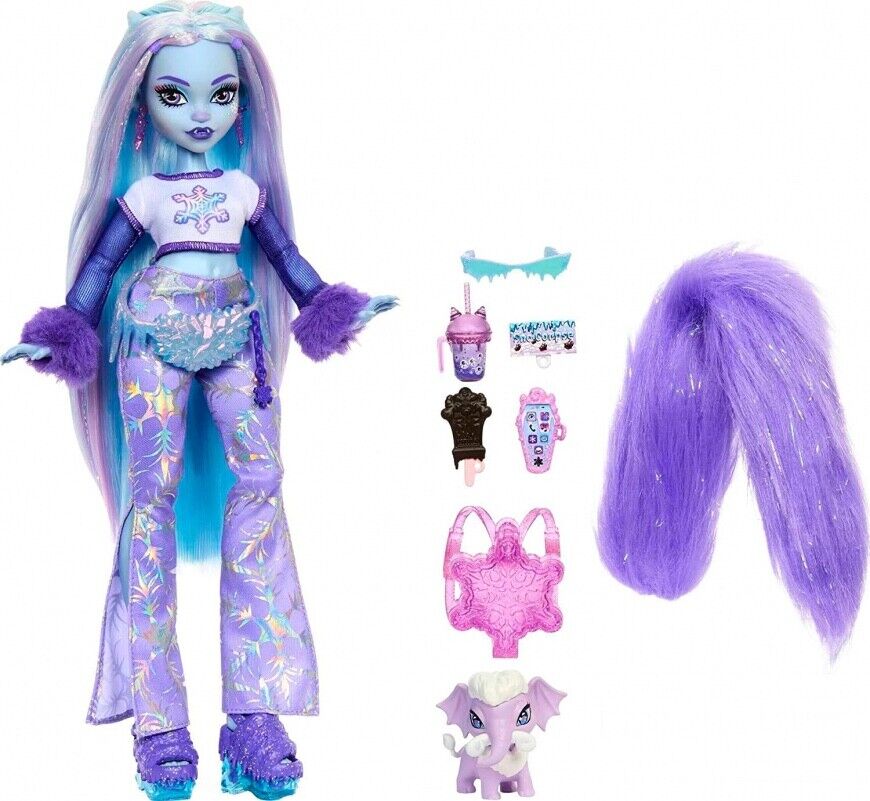 NIB Monster High G3 ABBEY BOMINABLE Doll Draculaura Clawdeen 30 DAY SHIP TIME