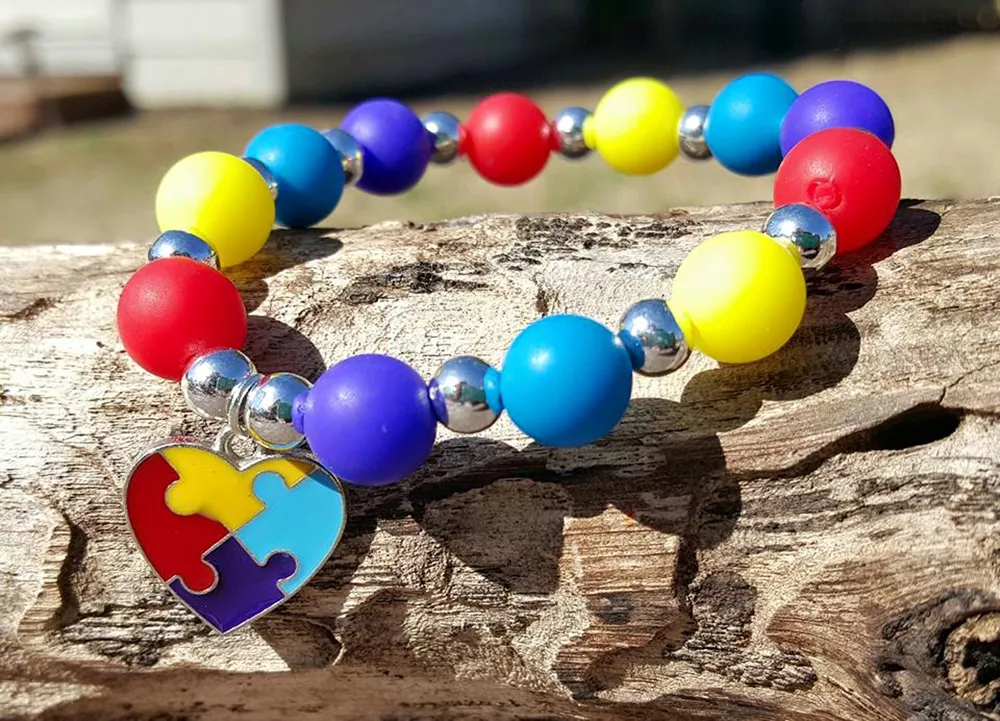 Autism 2024 bead bracelet