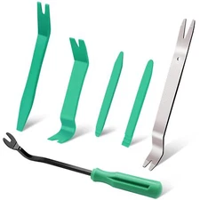 GOOACC 5-Piece Nylon Auto Trim Removal Tool Kit - No-Scratch Car Tools Green