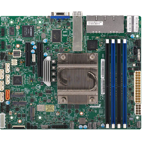 SuperMicro A3SSV-24C-SPLN10F Embedded Flex ATX Motherboard - Intel
