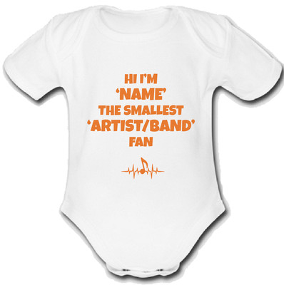 Niska personalised Baby vest grow music gift FAN GIFT NAME