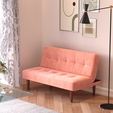 Small 2 Seater Sofa Click Clack Sofa Bed Sleeper Loveseat Recliner Sofa Settee