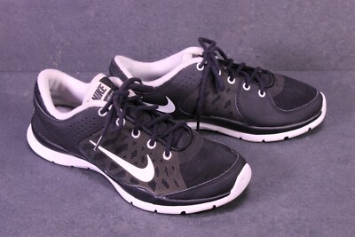 Nike Sneaker Flex Trainer 3 Damen Sportschuhe Gr. 37,5 schwarz weiß Mesh BS265