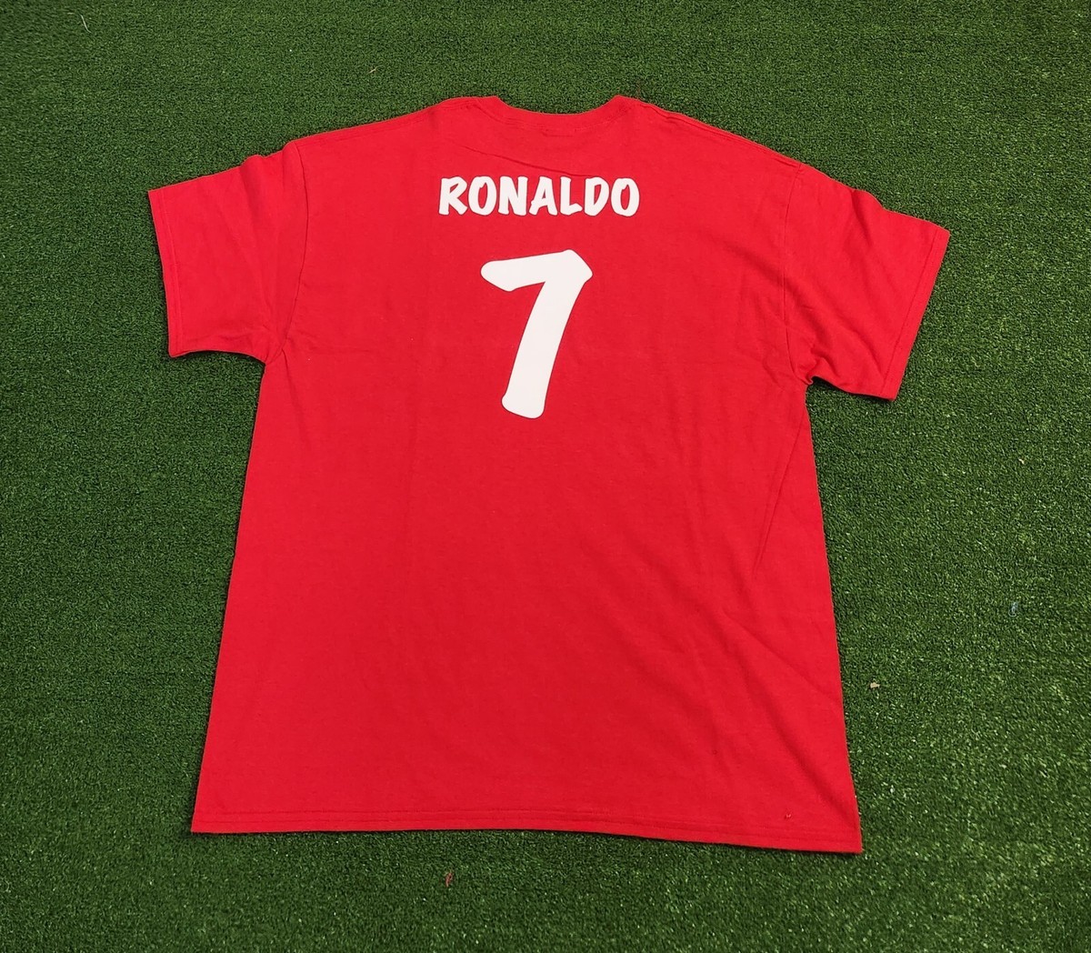 Portugal # 7 Ronaldo Men's T-Shirt 100% Cotton. New | eBay