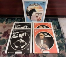 3 MOVIE CED VIDEO SET FRANCES COPPOLA MOVIES COMPLETE GOOD CONDITION SHIPS FREE