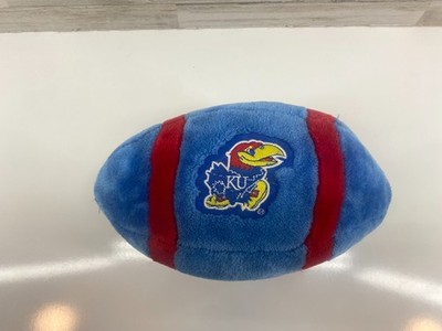 NCAA Kansas Jayhawk Mascot Plush Blue Football Mascot