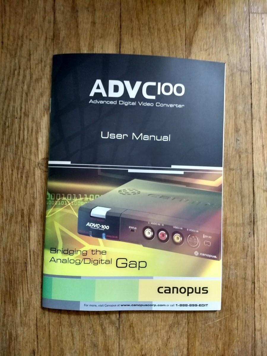 Canopus ADVC-100 Analog to Digital Video Converter for sale online