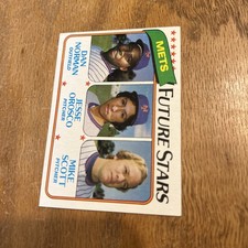1980 Topps Rookie Stars RC Card #681 Jesse Orosco  Mike Scott New York Mets Nm+. rookie card picture