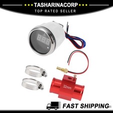 1.26 Auto Digital Water Temp Gauge Kit With Joint Pipe Sensor Adaptor
