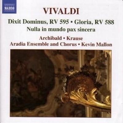 Audio Cd Antonio Vivaldi - Dixit Dominus Rv 595, Nulla In World Pax Sincera Rv 6