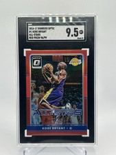 2016-17 Donruss Optic All-Stars Kobe Bryant #1 Red Prizm 96/99 SGC 9.5 RARE LA🔥
