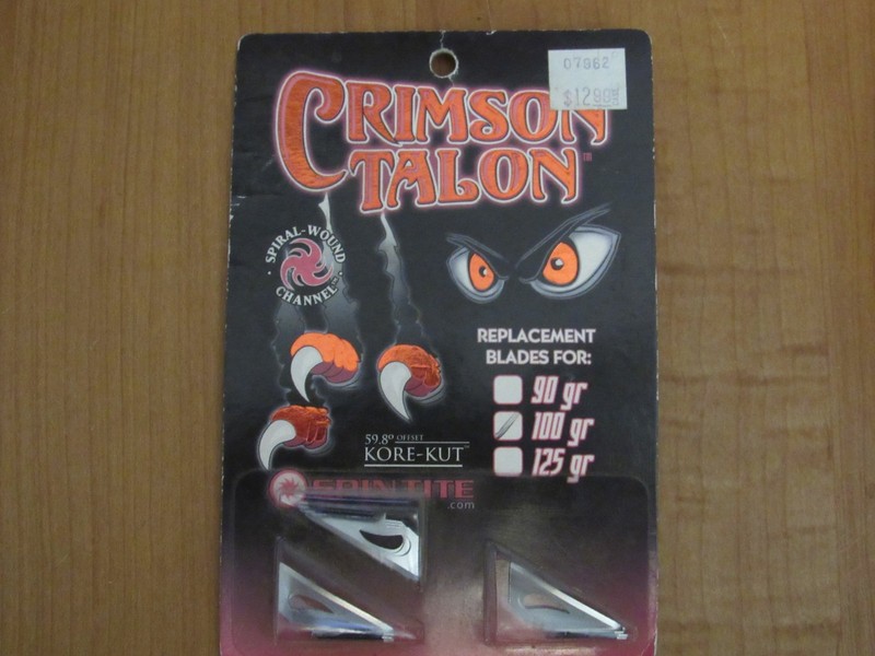 Crimson Talon Replacement Blades 100gr