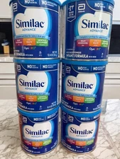 6 Cans-Similac Advance 12.4 oz Infant Formula Exp 04/2026+