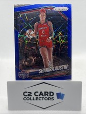 Shakira Austin 2025 Panini Prizm WNBA #81 Blue Velocity MYSTICS