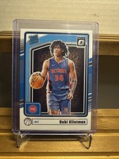 2024-25 Donruss Optic #289 Bobi Klintman Rated Rookie - Detroit Pistons