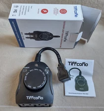 Tiffcofio Outdoor Light Sensor Countdown Timer TH-1502 Waterproof, NEW *READ*