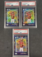 LOT OF (3) 2024 Jayden Daniels PURPLE SHOCK #248 PSA 8’s