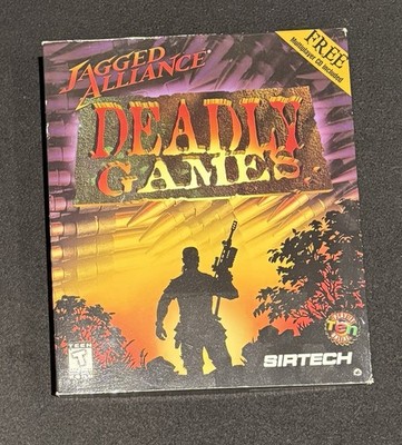 Jagged Alliance: Deadly Games (PC, 1996) Big Box
