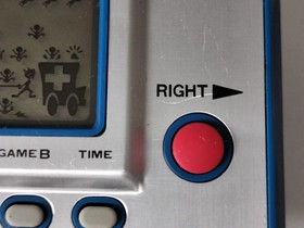 Nintendo RC-04 Game and Watch Silver Fire Boxed Japan Vintage Used #1652642