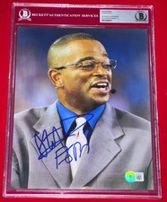 Stuart Scott Signed Photo ESPN BooYAH This is SportsCenter HOF 8x10 BAS Auto 10