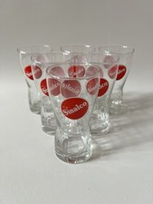 6 Sinalco Gläser 0,2 l Transparent mit Vinta...