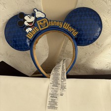 Disney Parks WDW Ears Headband Mickey Mouse VGC Genuine Original