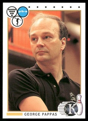 George Pappas 1990 Kingpins Professional Bowlers Tour #28