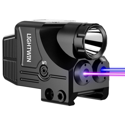 LIGHTWIN Blue Purple Laser Beams with 800 Lumens Flashlight for Blue&Purple