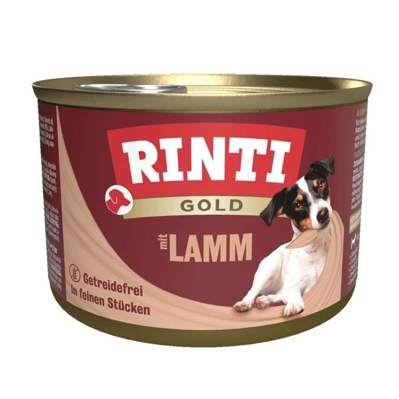 4000158910325 RINTI Gold Lamb - Nassfutter für Hunde - 185g RINTI