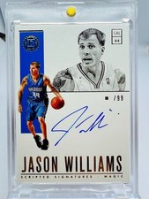 2018 Panini Encased Scripted   Jason Williams Orlando Magic Auto /99 #SC-JWL