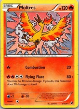 Moltres 9/124 Rare Fates Collide Pokemon Moderately Played on eBay