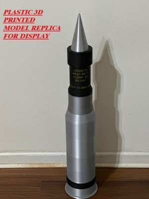M830A1 Sabot M1A1/M1A2 Abrams Tank Shell 3D Printed Display Replica 3 Feet Tall!