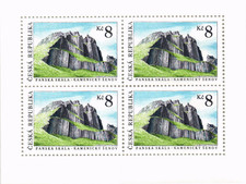 Czech Republic 1995 Yvert 77/78 SS Rock formations MNH VF (GX)