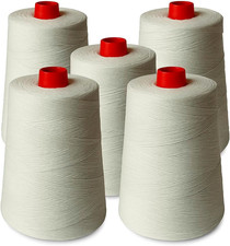 Pack X5 Bobine Di Filo Di Poliestere per Cucitrici per Sacchi - 930M (1017 Yd) -