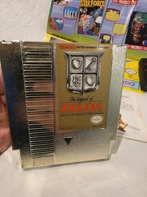 The Legend Of Zelda NES Nintendo Game Circle Seal Complete In Box CIB Not Sealed