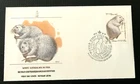WHITE AZERBAIJAN NUTRIA  1980 RUSSIA FLEETWOOD CACHET  FDC  UNADDR