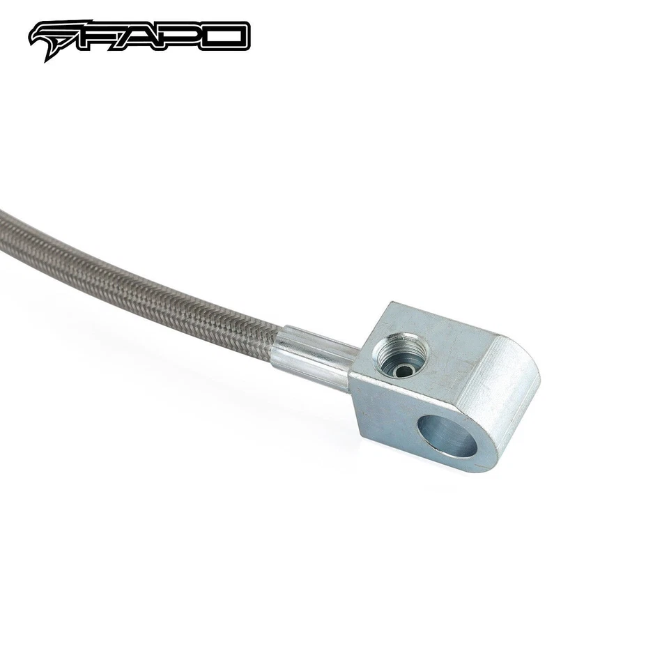 Línea de freno extendida FAPO TRASERA para Ford F150 Bronco 1980-1996 elevación de 4-6" PTFE SS Foto 3 de 4