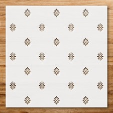 Symmetrical Floral Shapes Wall Art Stencil for Creative Projects - StencilAir