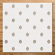 Symmetrical Floral Shapes Wall Art Stencil for Creative Projects - StencilAir