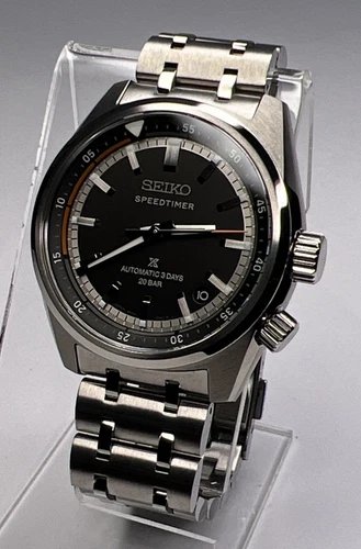 Seiko 2026 Prospex Luxe Speedtimer Automatic Steel Date Watch SPB515 Box Papers