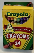 Crayola 24-Color Crayons pack including dandelion NEW