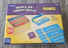 Lakeshore Phonics Match  Sort Language Quickies Grades 2-3 PP579 NEW SEALED